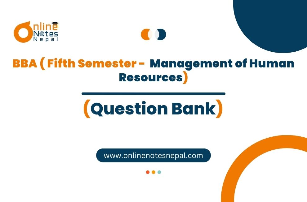 Question Bank of Management of Human Resources Photo